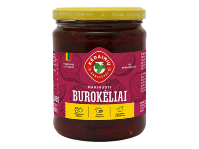 Marinuoti burokėliai KKF, 480 g / 265 g