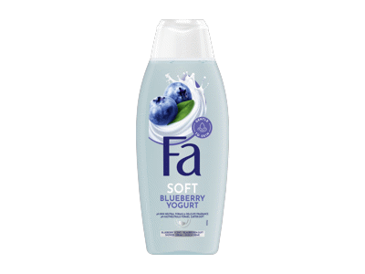Dušo želė FA BLUEBERRY YOGHURT, 400 ml