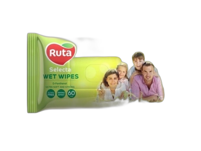 Drėgnos servetėlės Ruta Selecta 60vnt.