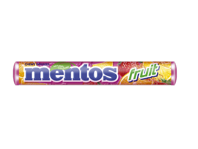 Kramtomieji saldainiai MENTOS FRUIT, 38 g