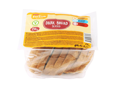 Tamsi duona RIMI FREE FROM, pjaustyta, 250 g