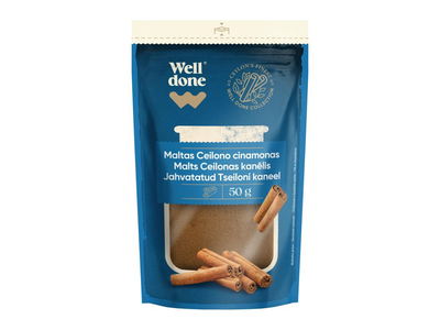 Maltas cinamonas WELL DONE, 50 g