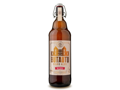 Šviesusis alus BŪTAUTŲ DVARO, 5 %, 1 l