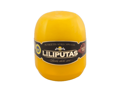 Puskietis fermentinis sūris LILIPUTAS, 50 % rieb. s. m., 500 g