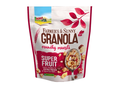 Granola su vaisiais BONA VITA, 500 g