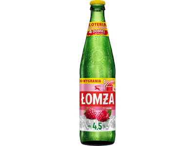 Alaus kokteilis LOMŽA, aviečių skonio, 4,5%, 0,5l, butelis