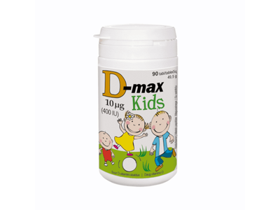 D-max Kids 10 mcg kramtomosios tabletės N90