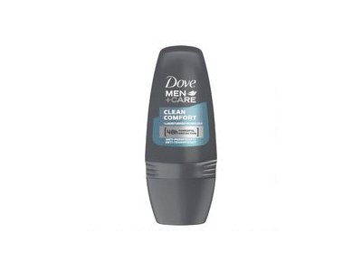 Vyriškas rutulinis dezodorantas DOVE CLEAN COMFORT, 50 ml