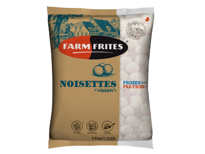 Šaldyti bulvių kroketai FARM FRITES Noisettes, 2,5 kg