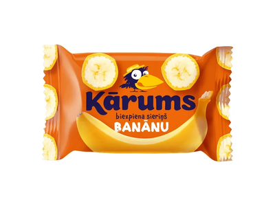 Sūrelis KARUMS, bananų skonio, 45 g