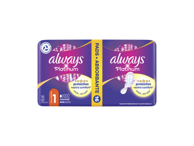 Higieniniai paketai ALWAYS Platinum Normal, S1, 16vnt.