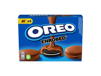Sausainiai OREO su pieninio šokolado glaistu, 246 g