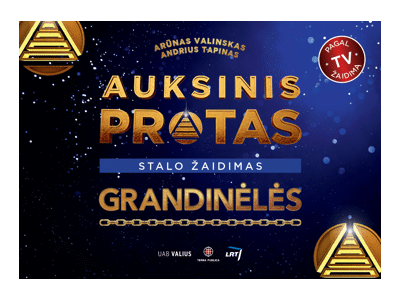 Stalo žaidimas AUKSINIS PROTAS. GRANDINĖLĖS, 1 vnt.