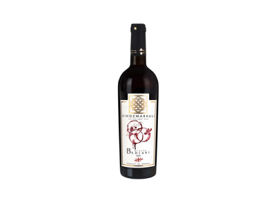 Raudonasis pusiau saldus vynas BEDIANI KINDZMARAULI, 750 ml