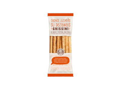 Duonos lazdelės su sezamais 125 g