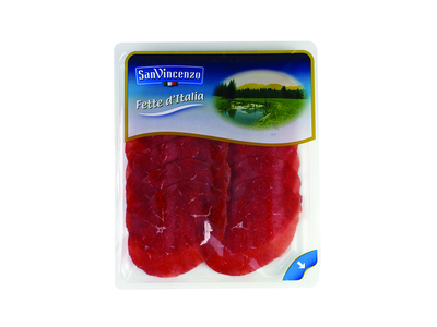 Vytintas jautienos kumpis BRESAOLA, griežinėliais, 100 g
