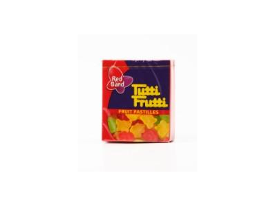 Kramtomieji saldainiai TUTTI FRUTTI, vaisiniai, 15 g