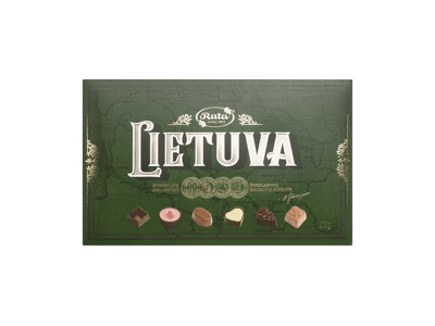 Šokoladinių saldainių rinkinys RŪTA LIETUVA, 175 g