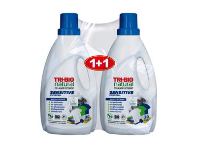 Skystas skalbiklis (1+1) TRI-BIO Sensitive, 2,84L