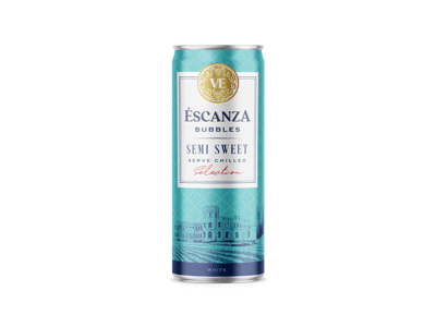 Gaz. fermen. pus. saldus alkoholinis gėrimas ESCANZA BUBBLES, 250 ml