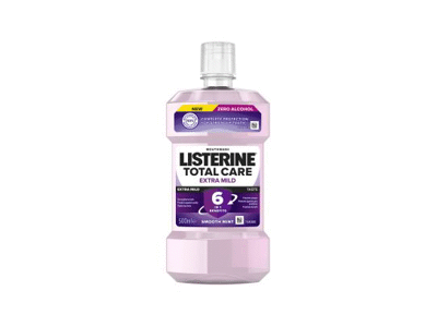 LISTERINE Total Care Extra Mild burnos skalavimo skystis, 500ml