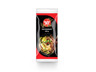 Kviečių miltų makaronai TASTE ME, su kiaušiniais, 500 g