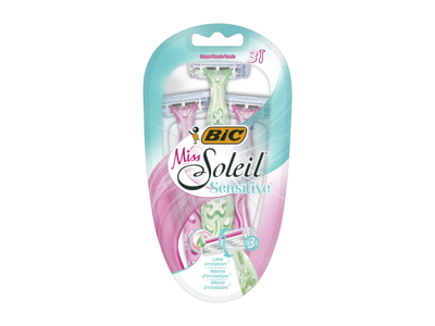 Skustuvai BIC MISS SOLEIL SENSITIVE, 3 vnt., 3 vnt.