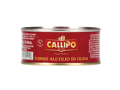 Tunas alyvuogių aliejuje CALLIPO, 160 g