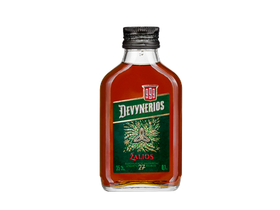 Balzamas sp.gėrimas ŽALIOS DEVYNERIOS, 35%, 0,1 l