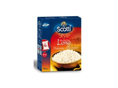 Ilgagrūdžiaiyžiai  ryžiai SCOTTI, 4x125 g