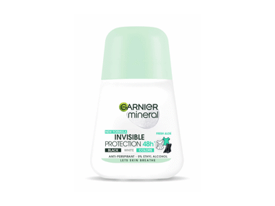 Moteriškas rutulinis dezodorantas GARNIER BLACK WHIT, 50 ml