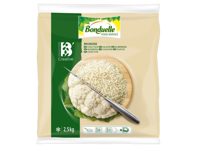 Žiediniai kopūstai BONDUELLE "Brunoise" pjaustymo, 2,5kg