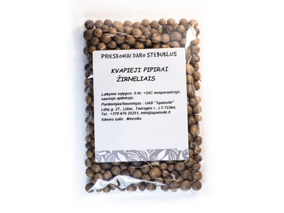 Kvapieji pipirai, žirneliais, 100 g