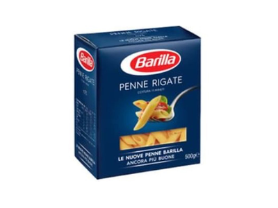 Makaronai BARILLA PENNE RIGATE vamzdeliai, 500 g