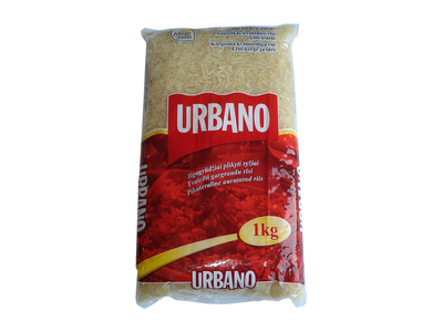 Ryžiai URBANO, plikyti, ilgagrūdžiai, 1 kg