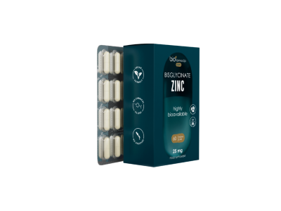 Maisto papildas imunitetui BIOFARMACIJA BISGLYCINATE ZINC 25 mg, 60 kaps.