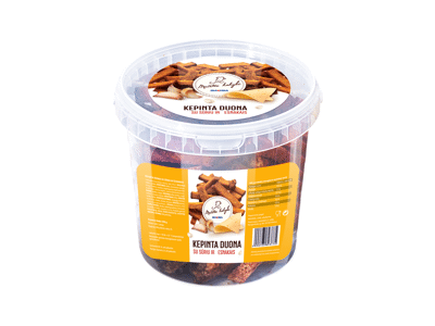 Kepinta duona su sūriu ir česnakais, 300 g
