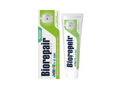 Dantų pasta 6 - 12 metų vaikams BIOREPAIR JUNIOR MINT, 75 ml