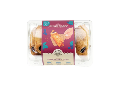 Sausainiai SKARELĖS su juodaisiais serbentais, 320 g