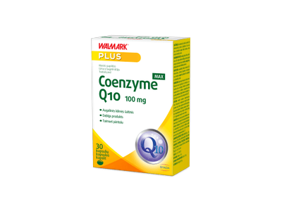 WALMARK Coenzyme Q10 MAX 100 mg kapsulės N30