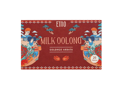 ETNO ulongo arbata MILK OOLONG, 40 g (2 g x 20 vnt.)