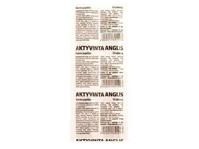 Maisto papildas AKTYVINTA ANGLIS, 10 tabl./pak.