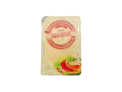 ROKIŠKIO NAMINIS sūris (riekelės), 45 % rieb. s. m., 150 g