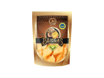 Kiet. sūris DŽIUGAS brand. 24 mėn. Delicate trup., 100 g