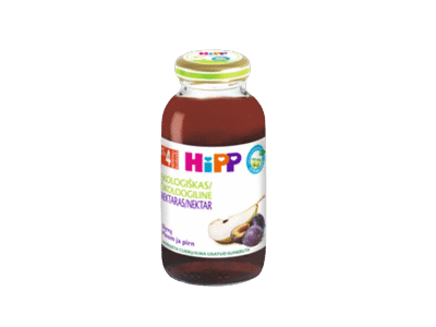 Ekologiškas slyvų nektaras HIPP nuo 4 mėn., 200 ml