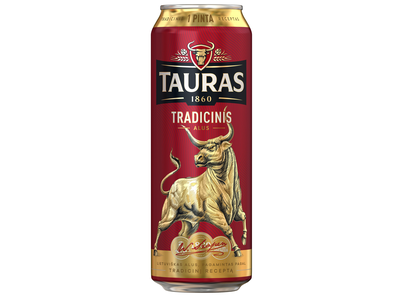 Alus TAURAS Tradicinis, 6%, 0,568l, skardinė