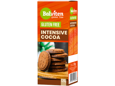Sausainiai  BALVITEN GLUTEN FREE, intensyvaus kakavos skonio, 120 g