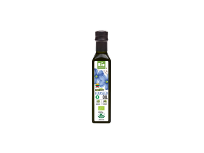 Ekol. linų sėmenų aliejus BIONATURALIS, 250ml