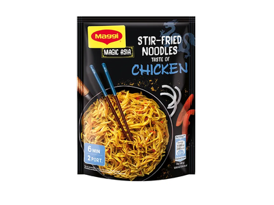 Greitai paruošiami vištienos skonio kiaušininiai makaronai MAGGI MAGIC ASIA, 121 g