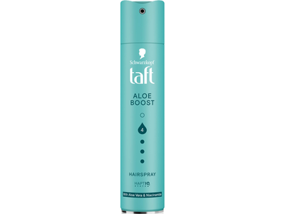 Plaukų lakas TAFT ALOE BOOST, 250 ml
